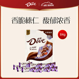 德芙（Dove）袋装榛仁果粒巧克力84g 休闲儿童零食糖果生日中考礼物女生