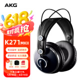 AKG爱科技 K240S K240MKII K271MKII头戴式监听耳机录音后期混音视频剪辑专业DJ电子琴有线耳机 K271 MKII