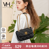 VANESSA HOGAN VH女包茵然软包系列链条斜挎小方包菱格纹单肩包520礼物送女友
