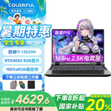 七彩虹（Colorful）游戏本隐星P15笔记本电脑15.6英寸独显直连大学生编程设计师剪辑电竞本25年新款 i7-13620H/4060独显 16G/512G官标版