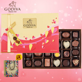歌帝梵（GODIVA）巧克力礼盒 夹心25颗258g 比利时零食 生日圣诞节礼物送女男友