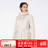 迪卡侬（DECATHLON）上衣秋户外加绒加厚棉服男女运动防风防水外套棉袄男 女款-奶茶棕-SH500 XS