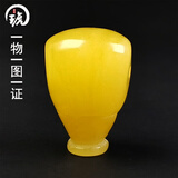 琥派【一物一图一证】蜜蜡三通配珠散珠 天然琥珀配饰单珠子 佛头隔珠