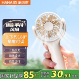 海纳斯（HANASS）手持风宝小风扇 便携式充电电风扇小型  户外随身轻音扇  宿舍迷你口袋小电扇type-c   H15