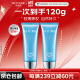 水密码BB霜补水保湿美白淡斑遮瑕护肤品提亮肤色冰川系列生日礼物送女友 【2支】BB霜60g（紫色） 1