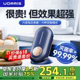 UORRIS德国欧瑞氏果蔬清洗机食材净化机果蔬净化清洗无线蔬菜去农药残留水果清洗神器洗菜机消毒净化器 【轻奢蓝】六倍电解片丨六大食材定制模式丨结束提醒 收藏即赠【15天免费体验】