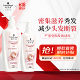 施华蔻（Schwarzkopf）新羊绒脂滋养洗护套装(600ml洗+400ml润) 染烫发质适用