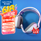 罗技（G）G733 无线头戴式游戏耳机 7.1环绕声降噪电脑电竞耳机麦克风 RGB灯效 LOL吃鸡FPS听声辩位 白色