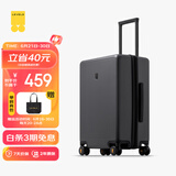 地平线8号（LEVEL8）行李箱密码拉杆箱男女托运大容量万向轮学生旅行者PC箱 24英寸灰