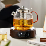 忆壶茶（YIHUTEA）泡茶壶玻璃煮茶壶家用电陶炉煮茶器养生壶 茶具套装玻璃烧水茶壶 养生壶1500ML煮茶套装