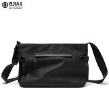 宝加西（BJIAX）单肩包男斜挎包休闲横款大容量多功能挎包男学生包包男士包小背包