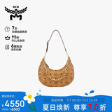 MCM  AREN 小号单肩斜挎包链条腋下包月牙包 干邑色【礼物】