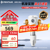 滨特尔（pentair）前置过滤器大通量家用全屋自来水管道40μm过滤器9吨/H大流量水驱涡轮+反冲洗刮洗净水器 【高性价比】6T/H大流量B140