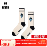 Happy Socks春夏款袜子女男袜多巴胺运动新年棉袜中筒袜 冰激淋 1双 L 41-46