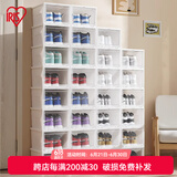 爱丽思（IRIS） 鞋盒aj鞋盒子手办透明收纳盒鞋架收纳箱鞋柜男士球鞋皮鞋整理丝 【男44码/女短靴】8只装