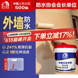 雨虹防水 外墙防水涂料   透明防水胶 补漏王 窗台补漏透明隐形防水5KG