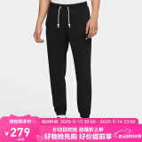 耐克（NIKE）男运动裤 春秋针织束脚休闲裤 时尚百搭 CK6366-010 黑 2XL