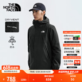 北面（The North Face）【经典黑武士】单层冲锋衣男防水防风透气外套24春季上新|7QOH 4H0/宇宙黑 L/175