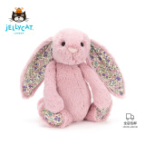 Jellycat花布郁金香邦尼兔毛绒玩具安抚玩偶公仔送礼520礼物  花布郁金香邦尼兔 H18 X W9 CM
