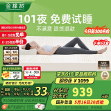 金橡树泰国进口天然乳胶原液单人床垫1.2x2米 92%乳胶 泰舒95D 含内外套