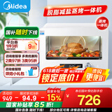 美的（Midea）【国家补贴】家用多功能料理炉电烤箱20L 蒸烤箱一体机S1 瀑流蒸汽/不锈钢内胆 PS2001