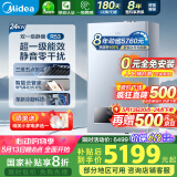 美的（Midea）无极双变频一级能效低噪冷凝燃气壁挂炉天然气采暖地暖锅炉热水器国家补贴免辅材费LL1PBD24-R53