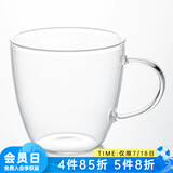NITORI宜得利家居 带把日式透明茶杯水杯耐热玻璃杯 MC- 04200ml