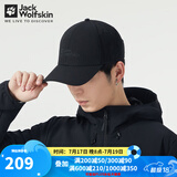 Jack Wolfskin狼爪男帽女帽春夏户外运动出行通勤休闲棒球帽遮阳帽5028462 5028462-6000/黑色 均码