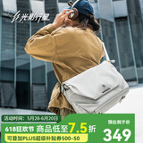 光影行星（GYXX）阿波罗2笔记本电脑包男士通勤单肩斜挎包适用苹果联想拯救者 霜月白/中号 适合14寸电脑