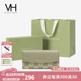 VANESSA HOGAN  VH女包PVC长款钱包小众多功能钱夹复古手拿包520礼物送女友 绿色