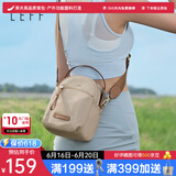 莱夫实用包包女包手提斜挎包简约休闲帆布通勤大容量单肩小包 奶茶杏-可放五折伞