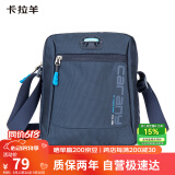 卡拉羊休闲运动包男单肩包多用斜挎包轻便潮流胸包CX4007藏青