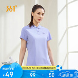 361°短袖女春夏季运动t恤速干衣polo衫跑步健身休闲瑜伽662424130H-6