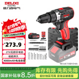 德力西（DELIXI）21V无刷手电钻充电锂电钻多功能家用电钻家用电动螺丝刀