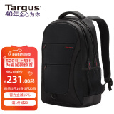 TARGUS泰格斯双肩电脑包15.6英寸笔记本包通勤背包书包防雨罩 黑 822