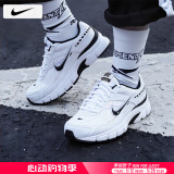 耐克（NIKE）男鞋 25夏季新款运动鞋透气AIR网面鞋休闲鞋复古老爹鞋减震跑步鞋 【主推】黑勾-厚底增高/晒图退10 44.5 （内长285mm）