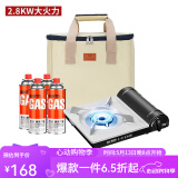 岩谷（Iwatani） 户外便携式卡式炉卡磁炉瓦斯炉家用火锅炉具烧烤炉子野炊卡斯炉 收纳露营套装1