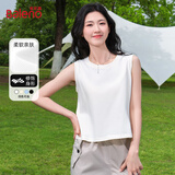 班尼路（Baleno）纯棉无袖背心女夏外穿2026新款内搭无袖T恤女宽松休闲打底小吊带
