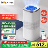 小熊（Bear）【海量加湿900】无雾加湿器 家用卧室婴儿空气加湿净化器 办公空调房落地式大容量冷蒸发JSQ-J80K1