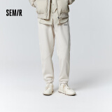 森马（Semir）【男裤福袋】休闲裤男夏秋季潮流简约宽松裤子 C款【加绒慢跑裤】-贝壳卡 XL