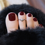 Miss Candy健康显白百搭红色15ml指甲油免烤快干持久可撕拉美甲安可拉红MX25