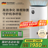 诺森柏格（Nocenbeger）空气净化器 家用0臭氧分解除甲醛除菌消除异味除过敏原雾霾二手烟负离子净化器G6plus 诺森柏格G6PLUS