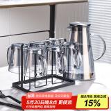 格娜斯玻璃喝水杯子套装家用客厅家庭泡茶杯杯具待客高级感高颜值高档