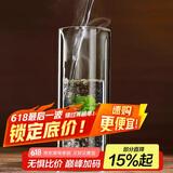 青苹果耐热水杯290ml6只 无铅玻璃杯牛奶杯啤酒杯绿茶杯多功能杯套装