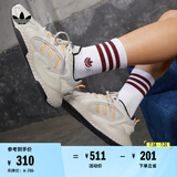 adidas「泡泡鞋」HI-TAIL 2.0经典复古中帮运动鞋阿迪达斯三叶草 清澈棕/燕麦色/黑色 41