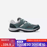 迪卡侬（DECATHLON）徒步鞋户外登山鞋防水防滑运动鞋透气徒步鞋子ODS MH100低帮 女款-冰蓝绿色-2025年新 37