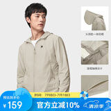 骆驼（CAMEL）小光阴 防晒衣男户外遮阳连帽清爽时尚休闲防晒服外套A012251008H