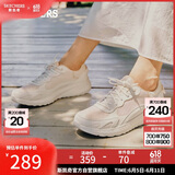 斯凯奇（Skechers）女鞋夏季软底运动跑步鞋舒适外穿网面透气休闲鞋健步鞋117224
