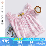 美标礼物性感真丝睡裙女夏100%桑蚕丝绸睡衣短袖丝绸卡通可外穿家居服 -10粉红 短袖睡裙 M (160)
