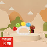 婴幼儿早教启蒙沙锤手摇铃拨浪鼓手拍鼓响板面包超人安抚玩具 【ABS材质可入口】手摇铃